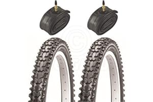 VANCOM 2 Bicycle Tyres Bike Tires - Mountain Bike - 26 x 1.95 - With Presta Tubes