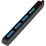 POLY POOL - PP2422.2X Ciabatta Multipresa Elettrica SPAZIOZERO 3500W 4 Prese Bivalenti 10/16A 2P+T - Multipresa Superslim 23m