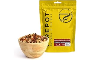 FIREPOT Chilli con Carne and Rice (Extra Large) - Healthy Dehydrated Expedition Food