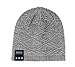 Price comparison product image Bluetooth Music Beanie, Unisex Bluetooth Knit Hat, Unique Christmas Tech Gifts for Men/Dad/Women/Mom/Teen Boys/Girls Stocking Stuffer W/Built-in Stereo Speakers,Grey