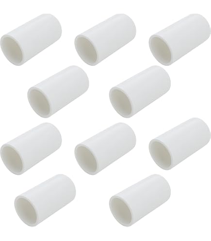 sourcing map Raccordo a gomito in PVC, 20 mm, ispezione per tubi elettrici con coperchio di accesso, confezione da 10