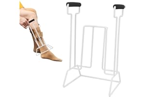 YUHTECH Aiuti per calze a compressione, dispositivo di aiuto per indossare calzetteria, facile presa, aiuto per indossare calzini