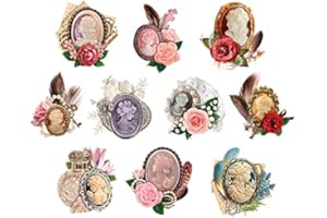 Ideen mit Herz Diseños 3D, troquelados, aprox. 7 – 10 cm, 10 unidades en bolsa, imágenes para manualidades y decoración, para hacer tarjetas de felicitación, motivos de imagen para scrapbooking y