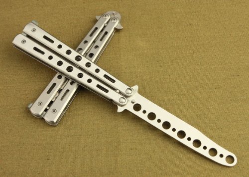 Preisvergleich Produktbild Schwarzes Butterfly-Messer, Trainings-Messer