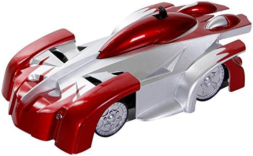 IFixer 4CH Wall Climbing Climber Car, Remote Control RC Rocket Vehicle Zero Gravity Racer Electric Toy Gift for Kids Boys Children Teens Red