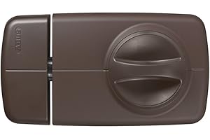 ABUS Dodatkowy zamek do drzwi 7010, z gałką obrotową, brązowy, 53268