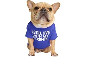 Junhouse Bulldog Clothes Pet Clothing Puppy T-shirt Spring Summer Soft Comfy Breathable Quick Dry Dog Outfit Pullover For Small Medium Large Puppy Dogs (XL,Royal blue)
