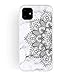 Produktbild Shinyzone Girly Marmor Hülle Kompatibel mit iPhone 11 6.1 Zoll,iPhone 11 6.1 Zoll Hülle Elegant Mandala Schönen Muster für Frauen TPU Weich Tasche Matt Silikon Rückseite Schutzhülle