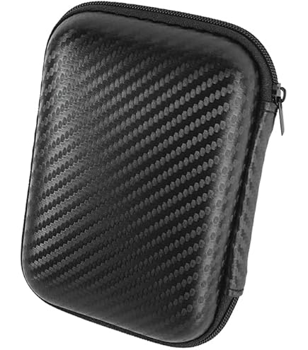 ProCase Externe harde schijf hoes 2,5 inch, beschermhoes voor WD, Toshiba, Canvio, Seagate, Samsung SSD HDD, schokbestendig 2,5 inch draagbare tas met kaartsleuven en accessoires, marineblauw