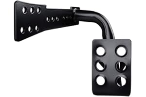 BOSMUTUS Metal Dead Left Side Foot Rest Kick Panel Compatible with Jeep Wrangler JK JKU Accessories Parts 2007 2008 2009 2010 2011 2012 2013 2014 2015 20162017