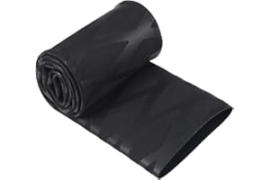 VOANZO Manguito termorretráctil de Tubo termorretráctil de 1 m para Mango de bádminton, Color Negro