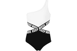 inhzoy Costume da Bagno Bambina Ragazza Bikini Stampato Squame di Pesce Girocollo Senza Maniche Tankini Costume Intero da Spiaggia Mare Piscina Swimwear Beachwear