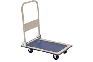 150Kg Heavy Duty Folding Trolley Cart Platform Flat Barrow Sack comfortable,Zanbeel