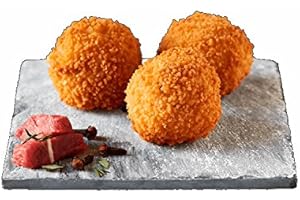 BFYSYO Dobben Bitterballen 54 Stk.x 30g Rindfleisch I Rundvlees Bitterballen aus Holland I TK Fleisch-Ragout Bällchen I Geeignet für die Friteuse I TK Express Versand