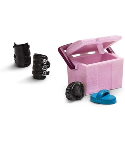 SCHLEICH 42196 Pferdefutter – Spielzeug-Zubehör Mit Eimer, Knabberstein Und Rote Bete