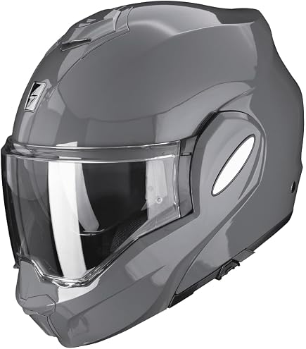 Casque Moto Modulable Scorpion Exo-Tech Evo - Noir - Taille M (57/58) - Norme ECE 22.06 - Visière Pinlock Incluse - 13