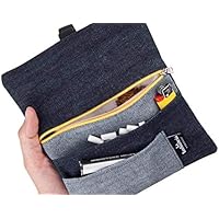 Tabaquera Funda para tabaco de liar vaquera - Pitillera Black Denim