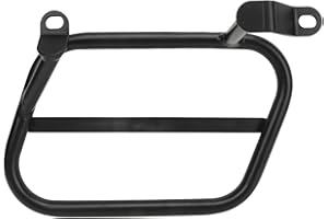Fockety Motorcycle Left Side Luggage Rack for Scrambler 1200XC 1200XE 2019-2023, Black Iron Steel Matte Finish Pannier Racks