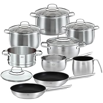 RÖSLE CHALET Topfset, 4-tlg., Kupfer-Mehrschichtmaterial