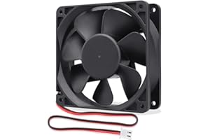 GDSTIME 120mm 24V Fan 120 x 38mm Computer Fan 12038 PC Cooling 12CM DC Brushless Cooling 125.1CFM Big Airflow Case Cooler For TV box Game Console Xbox Router