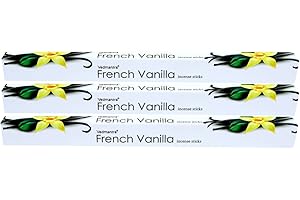Vedmantra Incense Sticks - 20 Sticks x 3 Pack - Premium Series (French Vanilla)