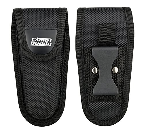 CampBuddy Multitool Mit 12 Outdoor- und Rettungsfunktionen + Nylon-Gürtelholster - 4