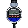 Aqualin Electronic Water Timer Garden Irrigation System Controller Watering Computer Waterproof, Blue…