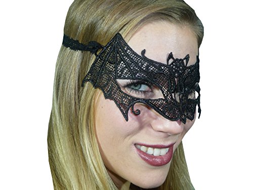 HO-Ersoka Damen Augenmaske Spitze Fledermaus Style Maskenball Venezia - 2