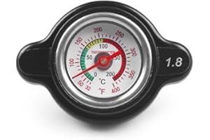 GENERIC 1,8 bar Hochdruck-Kühlerdeckel, 25,6 psi mit Temperaturanzeige für Hon da Ya maha Ka wasaki Su zuki Po laris Ran ger Hus / Hus / Dirt Bike KTM ATV Modelle