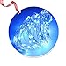 Produktbild Iitrust Lichterkette Batterie betrieben (Nicht enthalten) 30 LED 3M Kupferdraht wasserdicht Sternenlicht außen und innen, Dekorative Lichter für Weihnachten, Party, Hochzeit, Feste - Blau