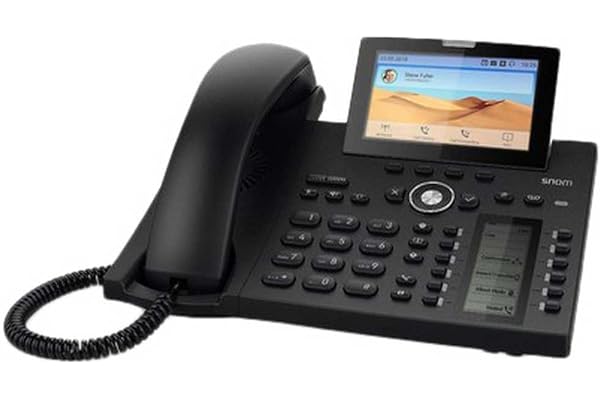 Snom D385 téléphone fixe Noir 12 lignes TFT