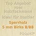 Produktbild PiHaMi® 5 Platten 5 mm Birke Sperrholzplatte Qualität B/BB (76 x 50cm) GP 17,29 € pro m²