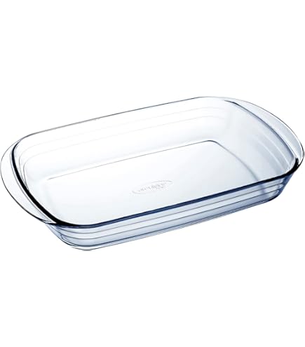 Vassoio Da Forno In Acciaio Inox - 32x23x6.3 Cm, Per Lasagne, Torte, Casseruole, Antiaderente - Foto 5