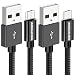 Produktbild UNBREAKcable Micro USB Kabel Nylon [1M, 2 Pack] High Speed Android Handy Ladekabel für Samsung S7/S7 Edge/S6, Huawei, Sony, Nokia, HTC, Nexus, LG, Moto, Xiaomi - Schwarz