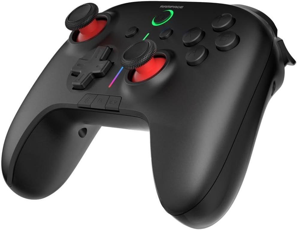 Rampage HYDRA Siyah BT + 2.4 GHz PC Gamepad RGB Joypad