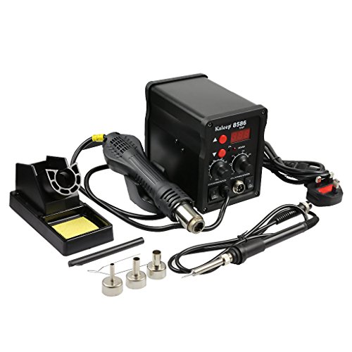 TBI 8586 SMD überarbeiten Station + Lötung Station heiß Luft Pistole für Schule - 2