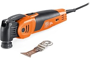 FEIN Multimaster MM 700 Max Basic, Utensile multifunzione lama bimetallica per legno, metallo e plastica, Motore FEIN da 450 W, Sistema antivibrazioni, Attacco StarlockMax, Sistema di serraggio rapido