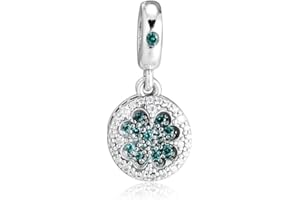 PANDOCCI 2019 primavera abbagliante fortunato quadrifoglio appeso perlina 925 argento fai da te adatto per originale pandora braccialetti di fascino dei monili di modo