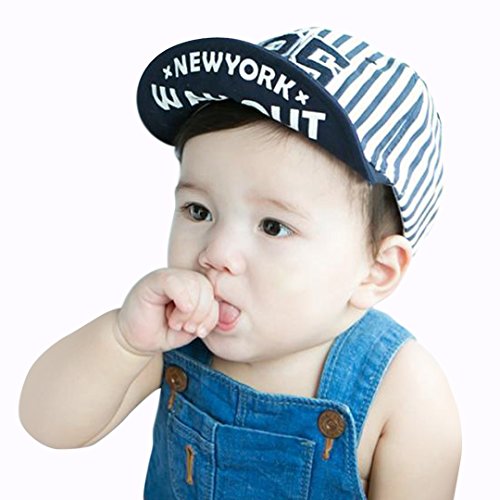 Millya Toddler Boy's Stylish Cute Baseball Cap Sun Hat, Infant Baby's Outdoor Cap Hat (Blue)