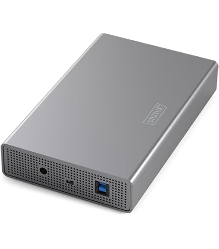 Boîtier Externe Disque Dur 3,5" USB 3.0 LogiLink - SATA Jusqu'à 6To Avec Bouton ON/OFF
