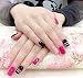 MAKARTT Nail Tips Flase Nails Fake Nail Well Less Acrylic UV Gel Half Cover Clear 500pcs 10 Sizes