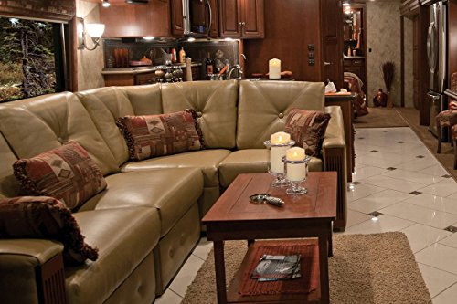 Air Zuker LED Kerzen mit beweglicher Flamme – Echt Flammen Effekt LED Echtwachskerzen 10 Key Fernbedienung und Timer[Klassische Stumpenkerze, Elfenbeinfarbe] – 8 cm * 12.5 cm - 7