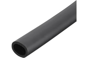 DMiotech Pipe Insulation Tube 22mm(7/8") ID x 5mm Thick 24" Foam Grip Pipes Wrap Closed Cell Foam Tubing Non-Slip for Utensil Tools Handle Support 0.61m, Black