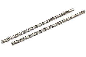 sourcing karta kompressionsfjäder 1,5 mm x 10 mm x 305 mm 304 rostfritt stål silver 2 st