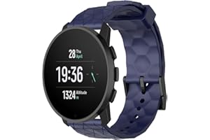 xhKJO Bracelets pour Suunto 9 Peak/Suunto 9 Peak Pro Strap, Bracelets de Montre,Silicone Bracelets de Montre Strap Bande Watchband Fermoir Sangle pour Suunto Vertical/Suunto 5 Peak