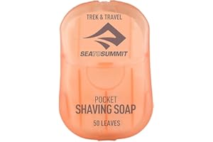 Sea to Summit Trek & Travel Pocket Shaving Soap 50 Leaf Akcesoria dla namiotów, Dorośli Unisex, Wielobarwny (Wielobarwny), Jeden rozmiar