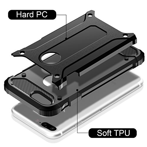 Funda iPhone 7 Plus Coolden High Pro Shield iPhone 7 Plus Funda Carcasa Protector Doble Capa TPU PC Resistente a los ara azos Ajuste delgado Cover Choque Absorci n Case para iPhone 7 8 Plus-Negro reviews Funda iPhone 7 Plus Coolden High Pro Shield iPhone 7 Plus Funda Carcasa Protector Doble Capa TPU PC Resistente a los ara azos Ajuste delgado Cover Choque Absorci n Case para iPhone 7 8 Plus-Negro