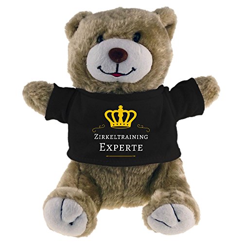 Preisvergleich Produktbild Kuscheltier Bär Zirkeltraining Experte beige