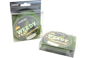 Bebykilemi Carp Fishing Leadcore Line 5m Weed Green Camouflage Leader for Hair Rigs Feeder Tackle Hooklink Fishing Line Accessories Realistic Natural Imitation