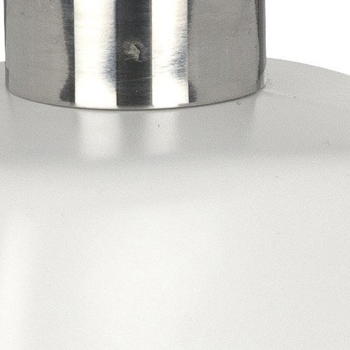 WENKO 20020100 Seifenspender Faro White – Flüssigseifen-Spender, Fassungsvermögen 0.44 L, Keramik, 8 x 15 x 8 cm, Weiß - 4